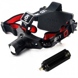 Torche frontale Free-headlight LED CREE Q5 - Support 3 piles