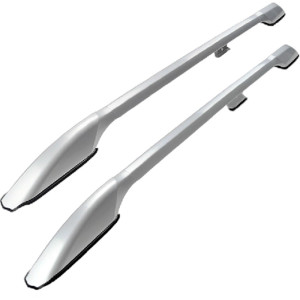 Barres de toit longitudinal pour Toyota land cruiser KDJ 150 - 5 portes couleur argent