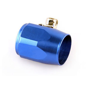 Bague de serrage aluminium anodisé bleu type Serflex AN4 - AN12