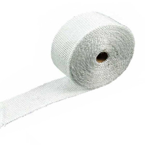 Bande thermique pour échappement P2R 2mm X 50mm X 5m blanche