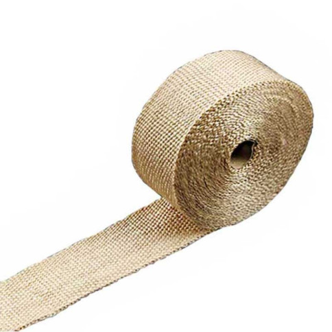 Bande thermique pour tubulure d'échappement largeur 5cm couleur beige