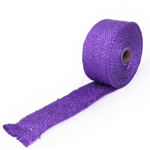 Bande thermique pour tubulure d'échappement largeur 5cm couleur violet