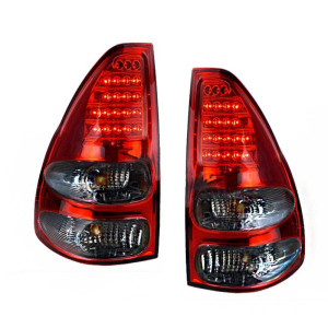Paire feux arrière LED pour Toyota land cruiser KDJ 120 / 125 rouge smoke