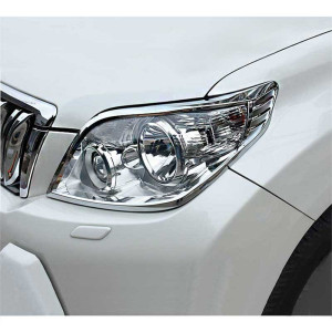 Lignage chromé pour les phares Toyota land cruiser KDJ 150 ou 155