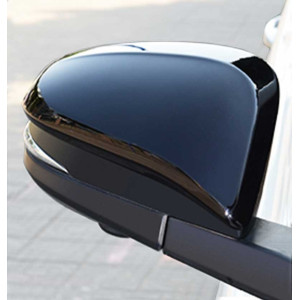 Paire coques de rétroviseur laquées noir Toyota RAV4 serie IV de 2013 à 2018
