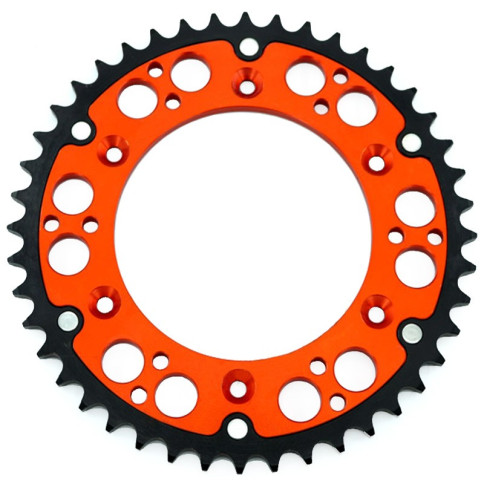 Couronne King Steel  Bi-métal alu/acier pour KTM