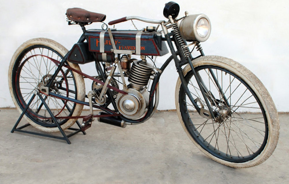 Harley Davidson à courroie de 1903 réplique